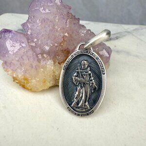 David Yurman Saint Francis Amulet .925 Sterling Silver